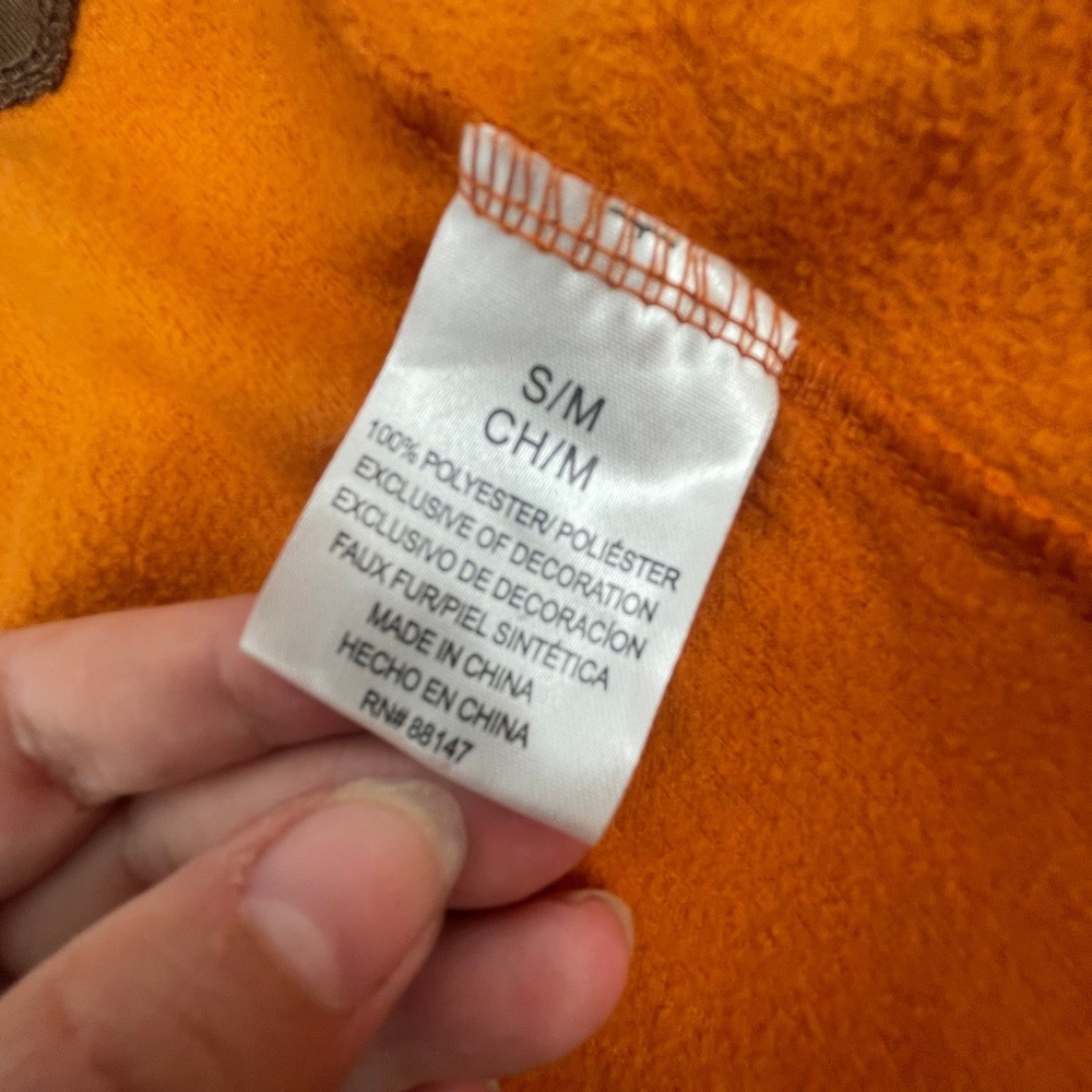 Disney The Lion King Scar Fleece Union Suit Pajamas Orange Black SM Costume - Picture 6 of 13